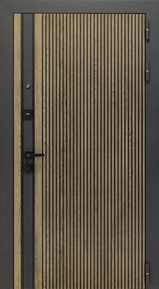 Входная дверь ДвериПРО Rosna ФЛ-677 (10мм, белый матовый) DPRO204398 внешняя сторона